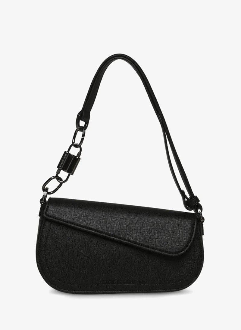 Steve Madden Bshay Black Women's Flap Shoulder Bag