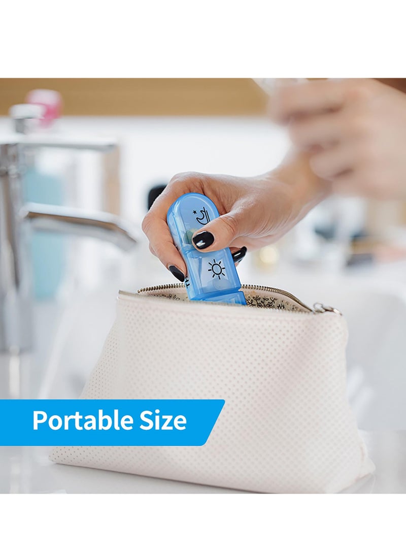 Pill Organizer 3 Times a Day, Large Weekly Pill Case 7 Day, Daily Pill Box with 21 Compartments, Pill Dispenser Supplement Holder for Pills/Vitamin/Fish Oil - Image 2