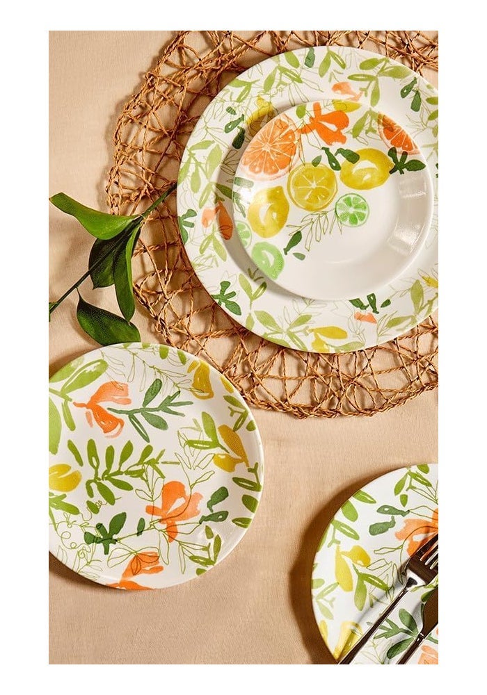 Corelle Contemporary Fruits Dinnerware Set White, 12-Piece - Image 2