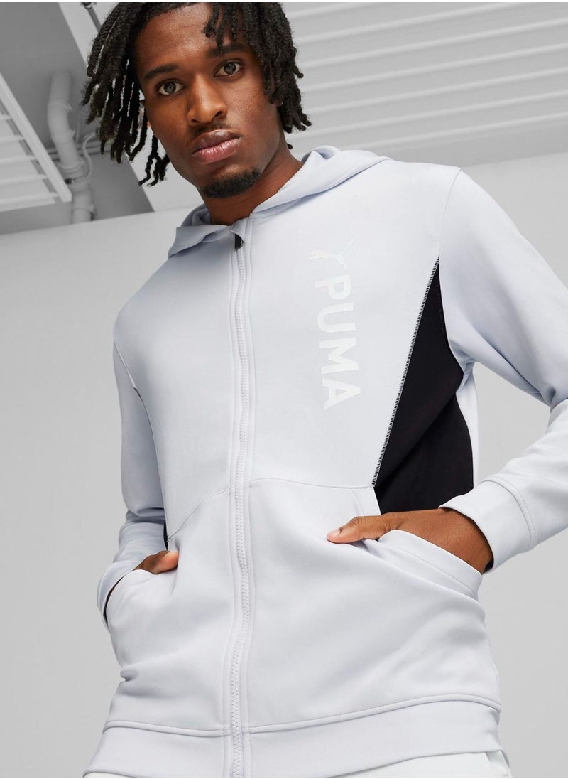 PUMA Double Fit Knit Hoodie  - Image 1