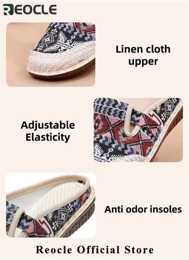 Women's Round Toe Casual Walking Mule Shoes Household Canvas Slippers Old Beijing Shoes Embroidered Shoes Kung Fu Tai Chi Shoes - pzsku/Z6A3B0D3DBF8F4C3FBB61Z/45/_/1726207672/fd05534e-4e09-4bf4-82e0-777f61779cf2