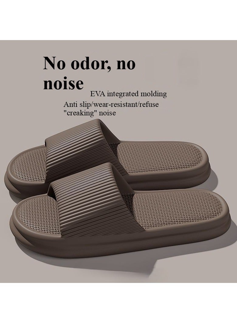 رياح رجالية ونسائية بسحاب ناعم بطبقة سميكة من النعل، صنادل انزلاقية، ملاءات رغوية للتعافي، أحذية داخلية للاستخدام المنزلي، الحمام، السباحة، الشاطئ، المشي، داخل وخارج المنزل. - Image 2