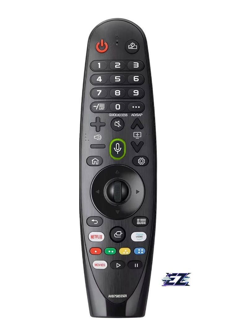 ELTRAZONE - New Magic Remote Control AKB75855501 Compatible with LG Smart TV, Fits LG AN-MR20GA AN-MR19BA Magic Remote Control, with Voice and Pointer Function, 1 Year Warranty (AKB75855501) – Includes Battery" - Image 1