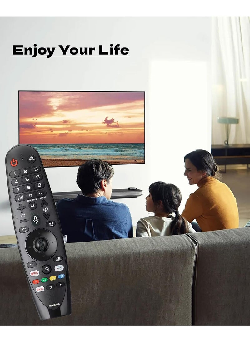 ELTRAZONE - New Magic Remote Control AKB75855501 Compatible with LG Smart TV, Fits LG AN-MR20GA AN-MR19BA Magic Remote Control, with Voice and Pointer Function, 1 Year Warranty (AKB75855501) – Includes Battery" - Image 1