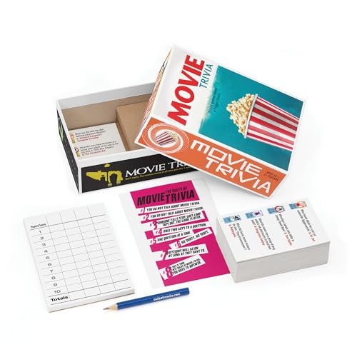 Outset Media Movie Trivia Party Game (Amazon Exclusive) – Contains Over 800 Questions – 2 or More Players for Ages 12 and up by Outset Media - Image 2