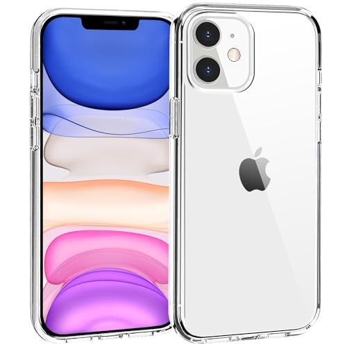TENOC Phone Case Compatible with iPhone 11, Clear Case Shockproof Protective Bumper Slim Cover for 6.1 Inch - Image 1