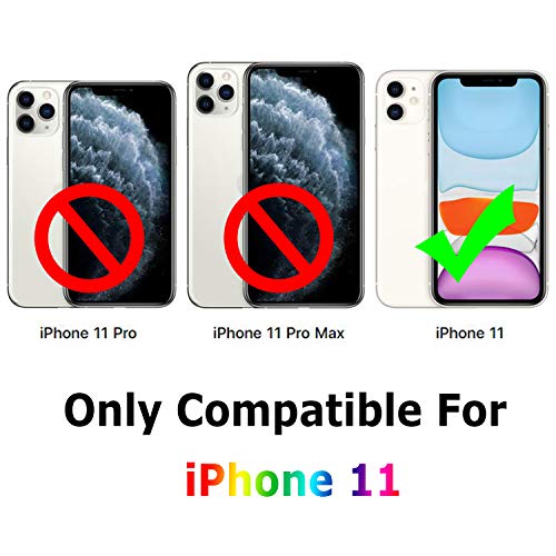 TENOC Phone Case Compatible with iPhone 11, Clear Case Shockproof Protective Bumper Slim Cover for 6.1 Inch - Image 2