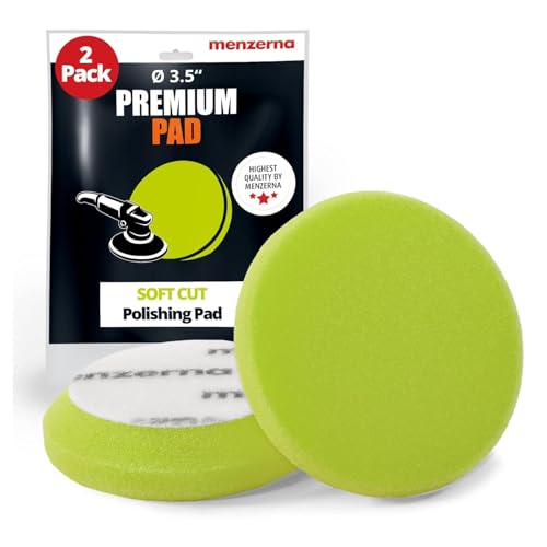 menzerna 35 Inch 2X Premium Polishing Pads Finish I High Shine Finishing Buffer Pad I Body Repair Buffing Polishing I with Safety Edge Velcro Attachment I Washable Long Lasting - Image 1