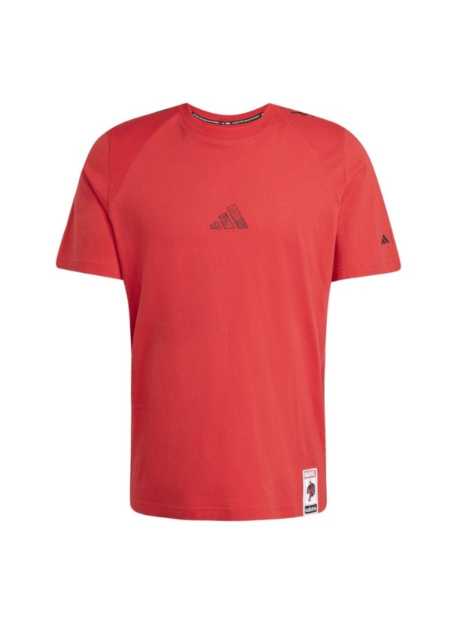 Adidas Adidas M Spiderman T-S M Red Not Sports Specific T-Shirts For Men - Image 1