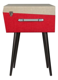 Crosley Crosley Bermuda Turntable with Bluetooth Record Player, Red  - Image 4