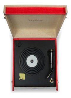 Crosley Crosley Bermuda Turntable with Bluetooth Record Player, Red  - Image 5