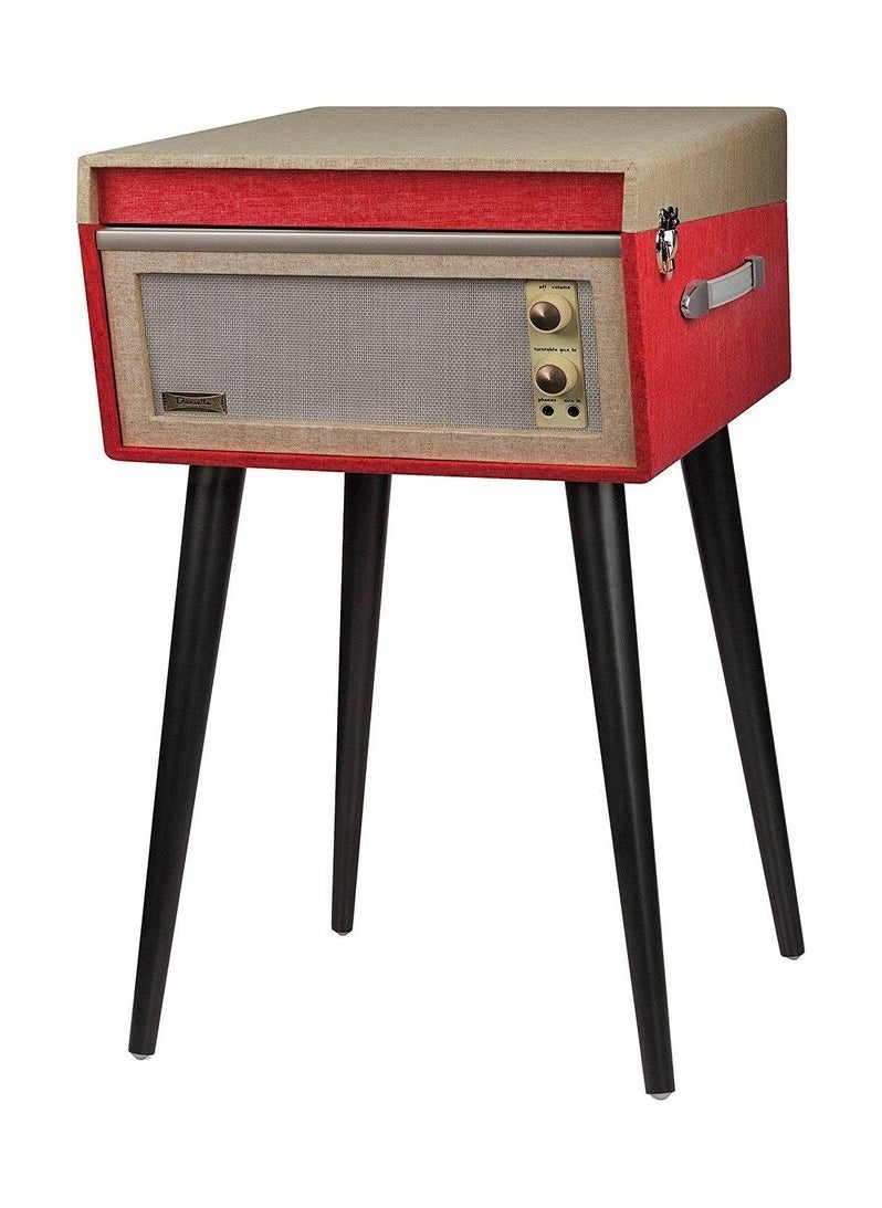 Crosley - Crosley Bermuda Turntable with Bluetooth Record Player, Red - Image 1