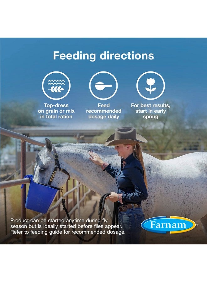 Farnam SimpliFly Feed Through Fly Control for Horses, Breaks the Fly Life Cycle, Pellets, 10 Pound Bucket, 160 Day Supply for One Horse - Image 4