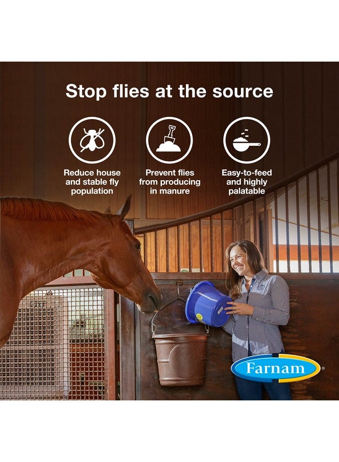 Farnam SimpliFly Feed Through Fly Control for Horses, Breaks the Fly Life Cycle, Pellets, 10 Pound Bucket, 160 Day Supply for One Horse - Image 3