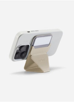 MOFT Moft Foldable stand and Wallet for iPhone with 3 Viewing Angles Beach White  - Image 2