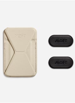 MOFT Moft Foldable stand and Wallet for iPhone with 3 Viewing Angles Beach White  - Image 3