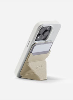 MOFT Moft Foldable stand and Wallet for iPhone with 3 Viewing Angles Beach White  - Image 1