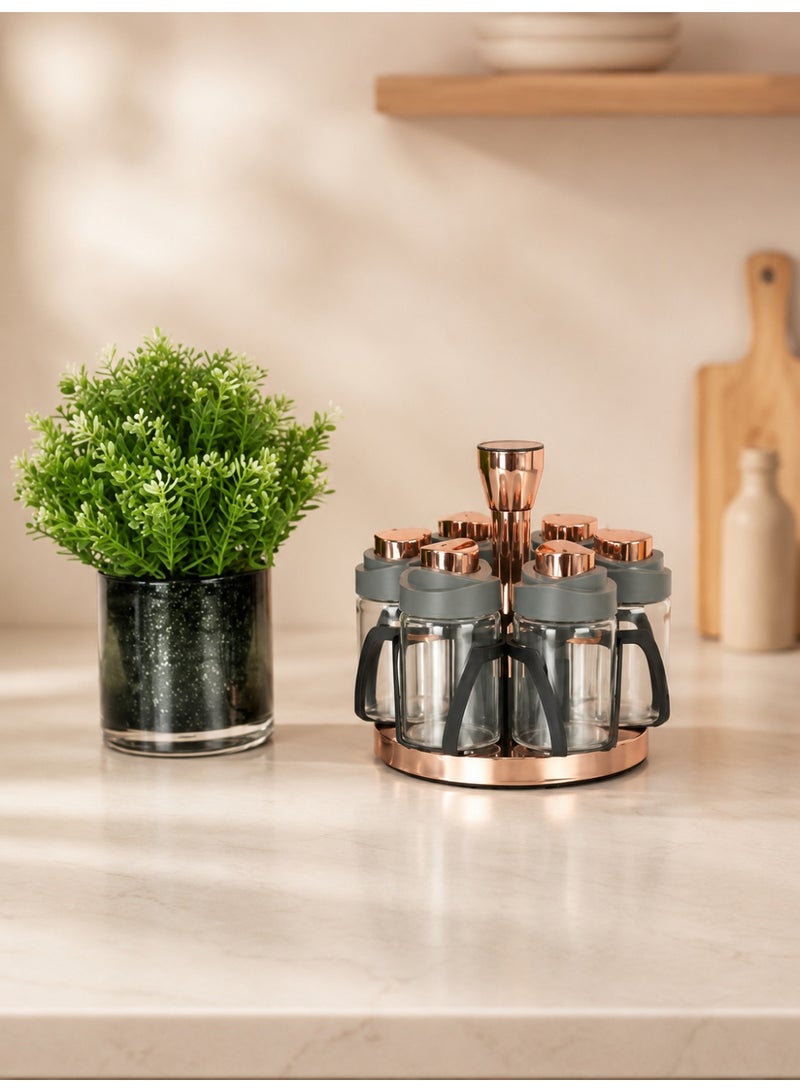 Drobina 7 Piece Salt and Pepper Shaker Set Gray - Image 4