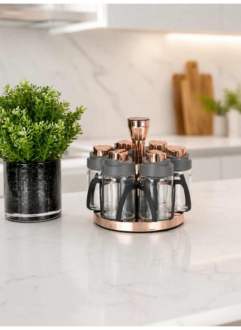 Drobina 7 Piece Salt and Pepper Shaker Set Gray - Image 3