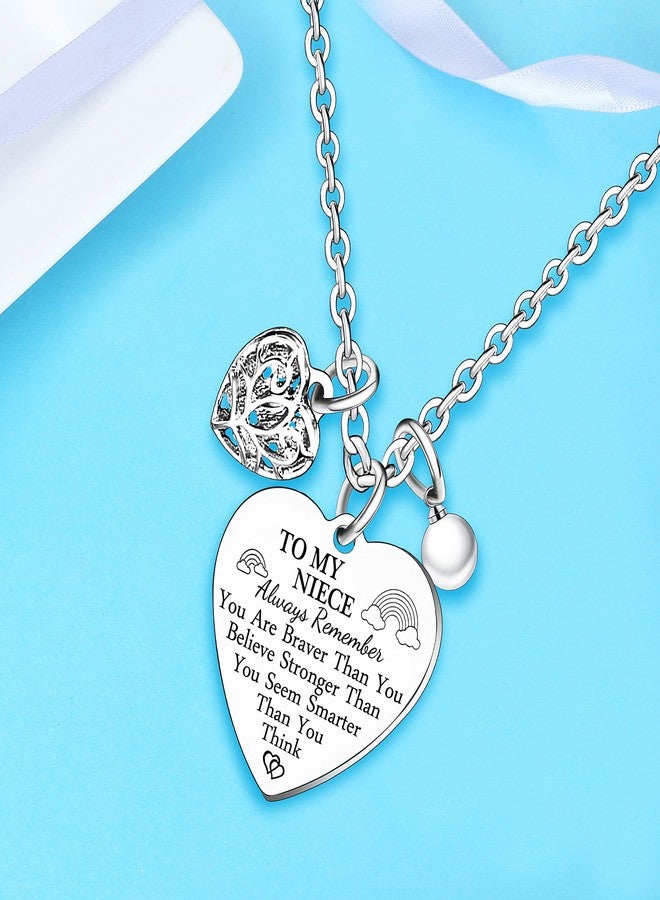 Nimteve Heart Pendant Necklace for Niece - Inspirational Gift from Auntie or Uncle - Image 5