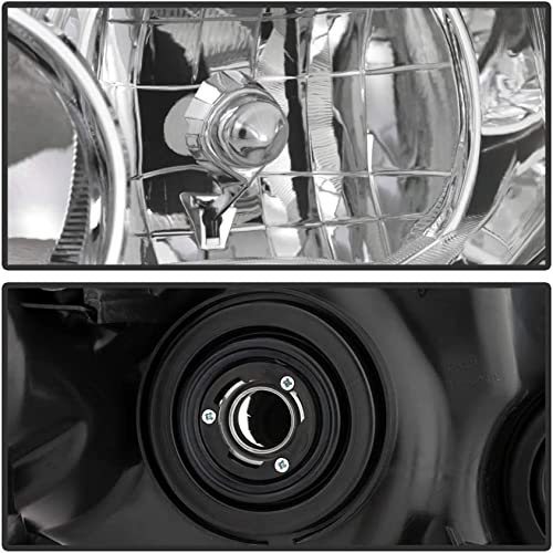 ANTUKO Halogen Headlight Assembly Driver and Passenger Side Chrome Headlamps Replacement for 2011 2012 2013 Corolla TO2502203 TO2503203 - Image 5