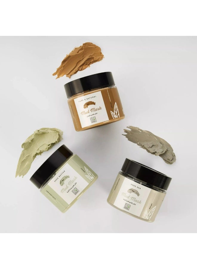 بوبانا قناع طين أملاح البحر الميت - (400 غرام) | تنظيف عميق، إزالة السموم، وتجديد البشرة | لبشرة متألقة وخالية من حب الشباب - Image 3