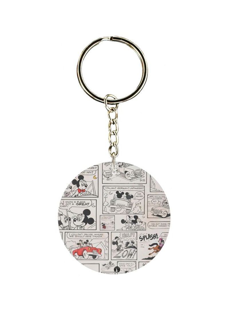 RKN Conversation Of Cartoon Printed Keychain