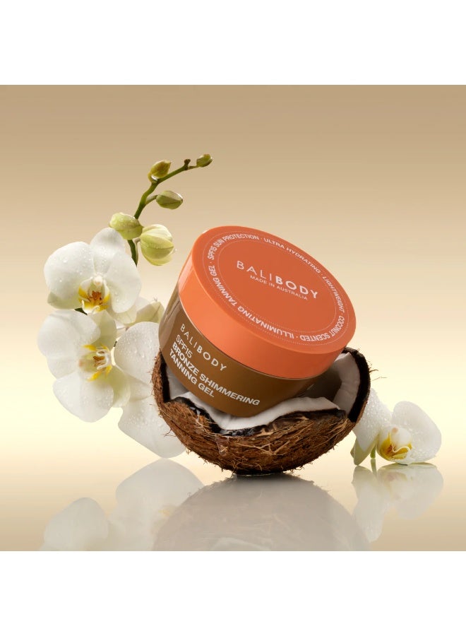 Bali Body Bronze Shimmering Tanning Gel SPF15 Coconut Scent 150g - Image 3
