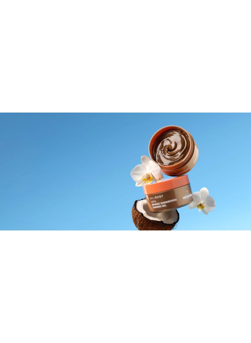 Bali Body Bronze Shimmering Tanning Gel SPF15 Coconut Scent 150g - Image 2