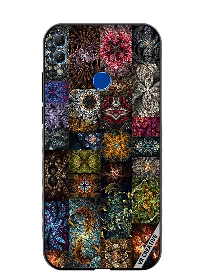 VR CREATIVE Protective Case Cover For Honor 10 Lite 30 Mind Blowing Pieces Of Algorithmic Fractal Art Design Multicolour