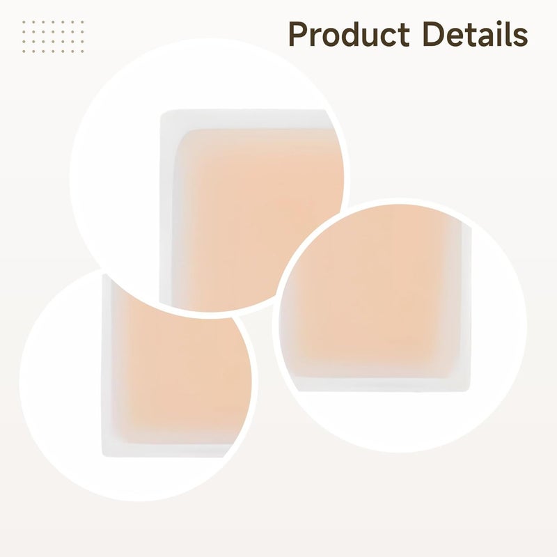 6 Pcs Concealer Stickers For Scar Birthmark, Tattoo Cover Up Patches, 5.1 X 3.3 In, Ultra Thin, Waterproof, Breathable, Skin Flaw Concealing, Asian Skin Tone - Image 2