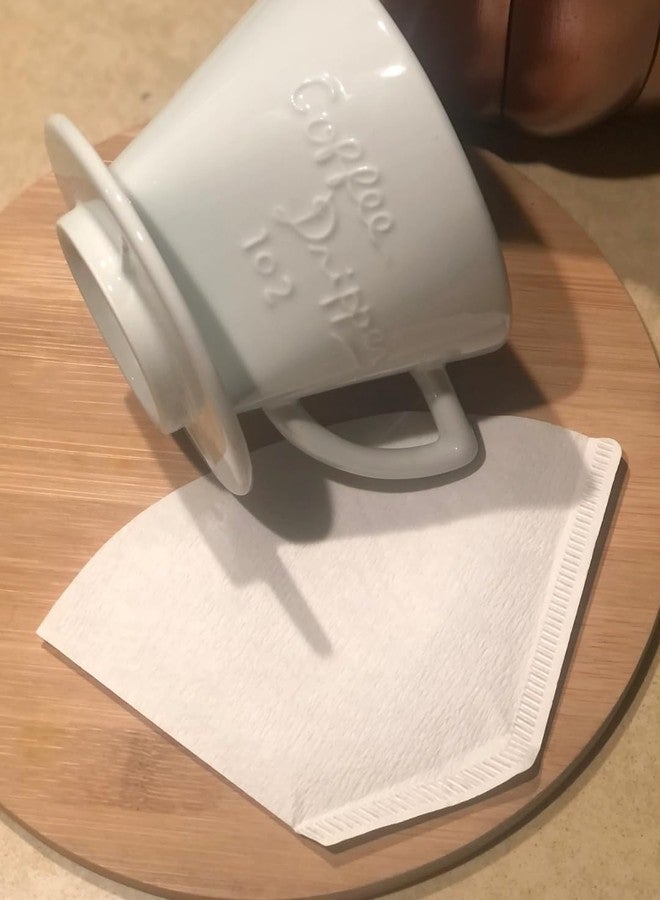 كافيك فلتر قهوة CAFEC شبه منحرف 101 | فلتر ورقي شبه منحرف من ألياف الأباكا لكوب أو كوبين، 100 قطعة/عبوة | فلتر ورقي للاستخدام مرة واحدة لتحضير القهوة بالتقطير، مصنوع من لب الورق البكر المكرر الصديق للبيئة | AB-101-100W - Image 3
