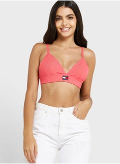 Cropped Rib Knit Bralette