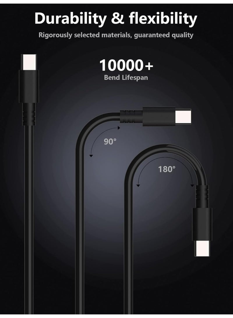 شاحن لابتوب 65 واط، شاحن لابتوب USB C متوافق مع Lenovo ThinkPad Yoga Chromebook IdeaPad شحن سريع متوافق مع HP و Asus و Acer والمزيد من أجهزة Type C - Image 3