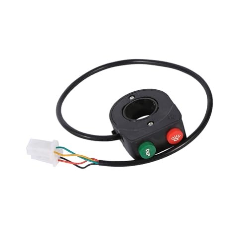 EVGATSAUTO Auto Headlight Switch,12V Hamdlebar Button Switch Light On-Off Button Handlebar Switchs for Motorcycle Scooter Handlebar Turn Switchs Motorcycle Horn Button - Image 3