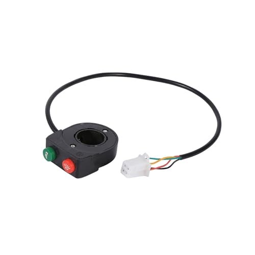 EVGATSAUTO Auto Headlight Switch,12V Hamdlebar Button Switch Light On-Off Button Handlebar Switchs for Motorcycle Scooter Handlebar Turn Switchs Motorcycle Horn Button - Image 4