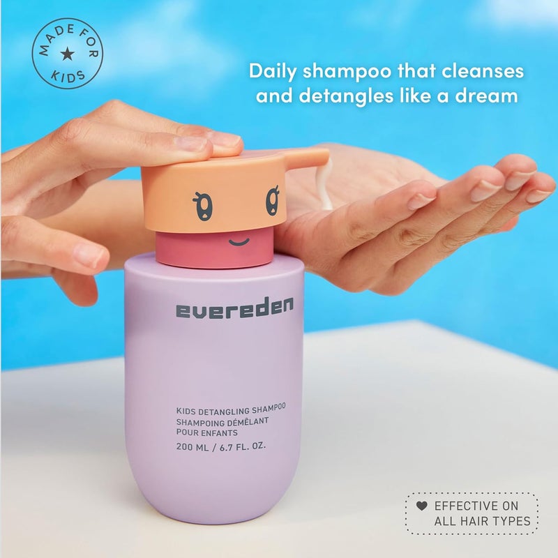 Evereden Kids Shampoo - Detangling, 6.7 fl oz. | Kids Haircare | Clean and Non-toxic Ingredients | Kids Shampoo - Image 2