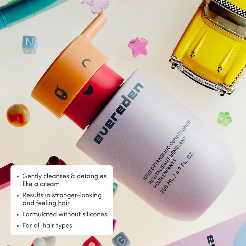 Evereden Kids Shampoo - Detangling, 6.7 fl oz. | Kids Haircare | Clean and Non-toxic Ingredients | Kids Shampoo - Image 3