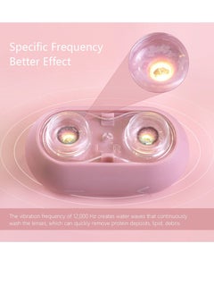 Contact Lens Cleaning Machine, Portable Ultrasonic Electric Care Box, Cute Appearance, Safe Material, No Damage to Lenses, Long Battery Life, Suitable for Home and Going Out (Pink) - pzsku/Z6A3C470580FA2DDDBE33Z/45/_/1698398862/31c279c9-a42f-4d87-a454-76eb0d0751e4