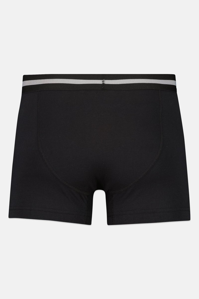 Threadbare Men 3 Pcs Brand Logo Boxer Briefs, Multicolor - Image 3