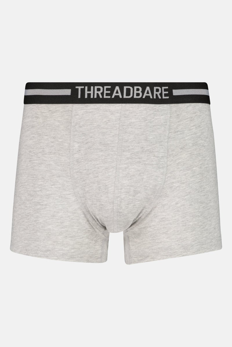Threadbare Men 3 Pcs Brand Logo Boxer Briefs, Multicolor - Image 5