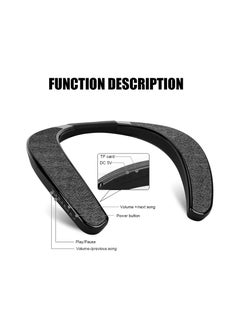 KASTWAVE Neckband Bluetooth Speakers, Portable Wearable Wireless Neckband Speaker, 3D Surround Stereo, Excellent Audio Quality, for Home, Work, Outdoor Cycling, Hiking  - Image 4
