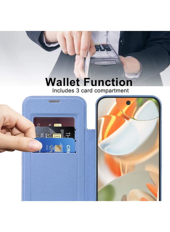 S-TOP Case For Google Pixel 9 Pro Shield Magsafe RFID Anti-theft Rhombus Leather Phone Case - Image 3