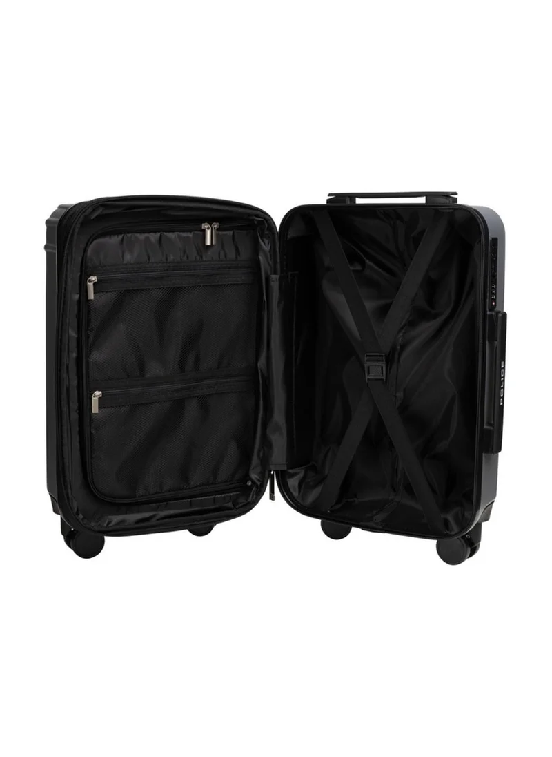 بوليس Police London Hardside Spinner Carry-On Trolley with Bold Urban Design, Hardside Travel Protection & Smooth Spinner Format – Gray