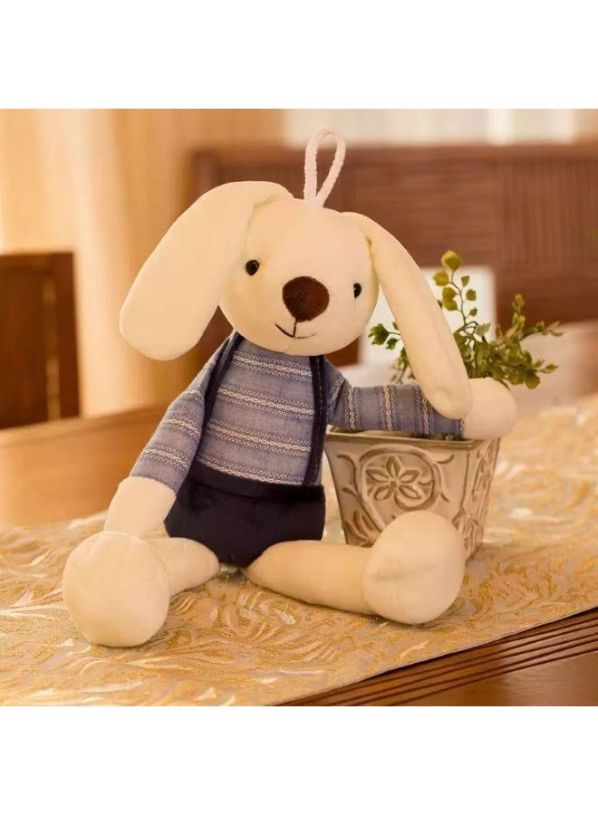 دمية أرنب كرتونية محشوة، حيوان أليف مريح محشو، رفيق للأطفال وزينة غرفهم، مناسبة كهدية للأطفال وهدية للحفلات - Image 4