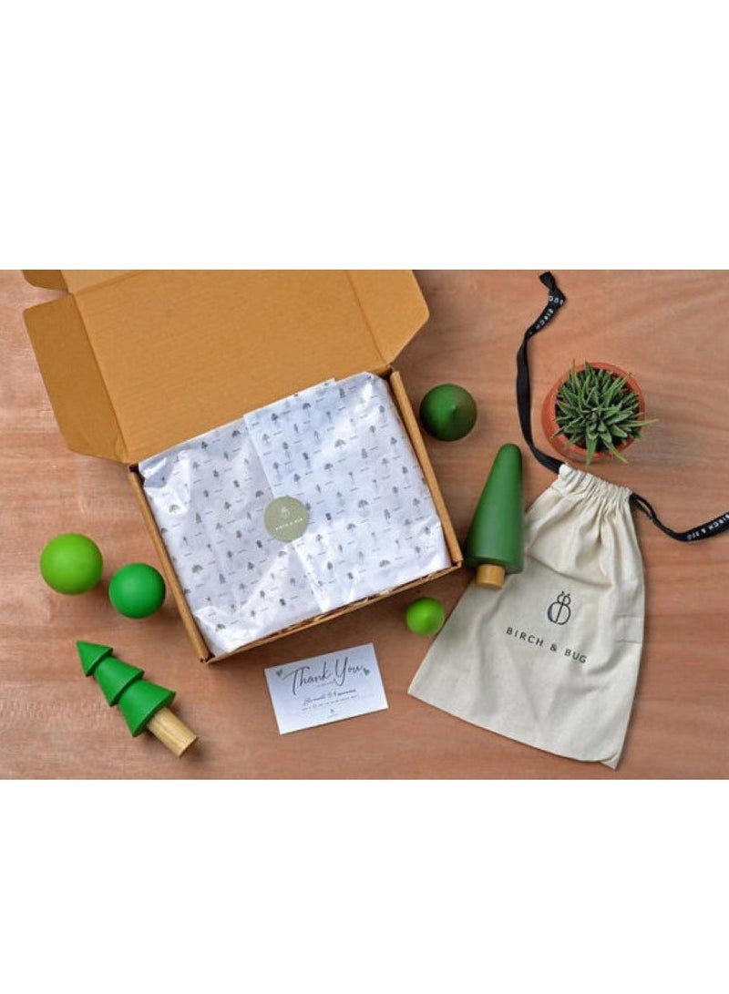 بيرتش آند باغز أشجار خشبية بأحجام مختلفة، أشجار خشبية طبيعية، أشجار صغيرة للديكور المنزلي والحرف اليدوية، إكسسوارات الحديقة، هدية إبداعية - Image 3