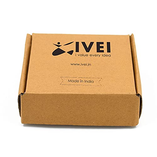 IVEI DIY MDF Key Chains - Hexagon Shaped Wooden Sheet Craft - Set of 20 (2 in X 2 in) for Decoupage, Resin Art & Decoration - Image 5