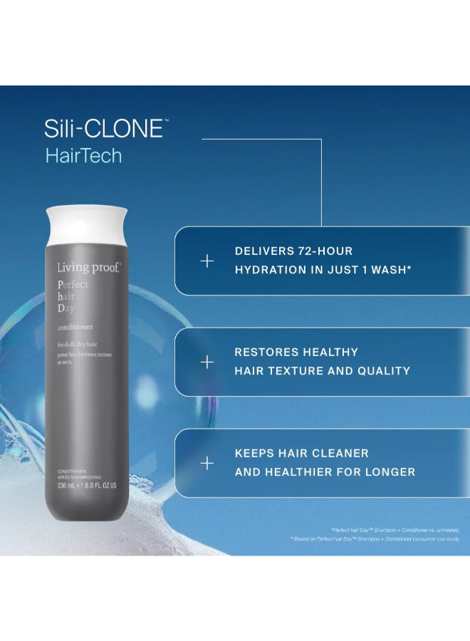 Living Proof PhD Restoring Conditioner for All Hair Types - Repairs & Protects Hair, Delivers Softness, Shine & Manageability (236 ml) - Image 2