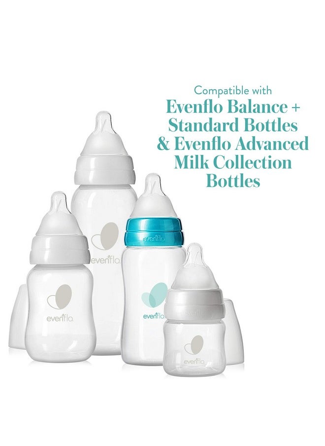 Evenflo Feeding Evenflo Balance Plus Standard Neck Nipples for use with Evenflo Balance Plus Standard Neck Bottles, Fast Flow for 8 Months and up, 6-Pack  - Image 3