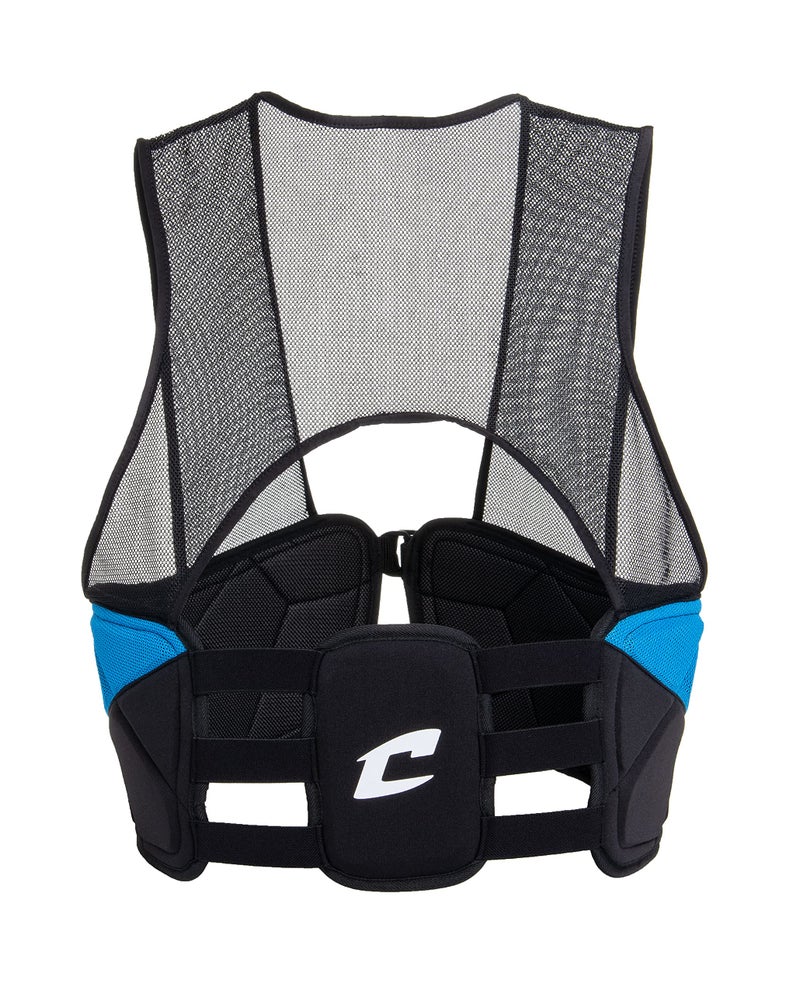 CHAMPRO Air Tech 3 Rib Vest (Black, Youth/Large), BLACK BODY, Youth Large (FR3VYL) - Image 3